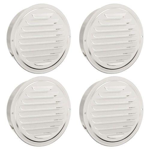 Предпазители за въздушна вентилация 4 pcs Сребрист 200 mm