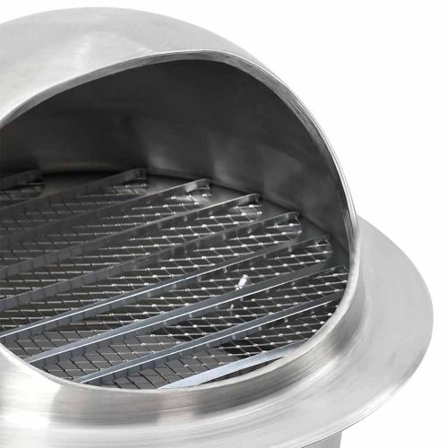 Предпазители за въздушна вентилация 8 pcs Сребрист 150 mm