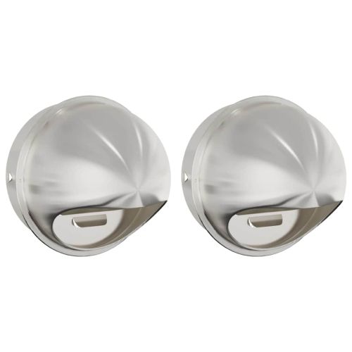 Предпазители за въздушна вентилация 2 pcs Сребрист 200 mm