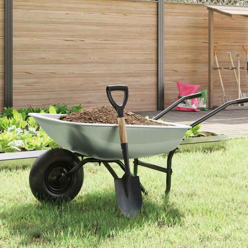 Лопата Черно 68,5 см Покрит стомана и масивно дърво