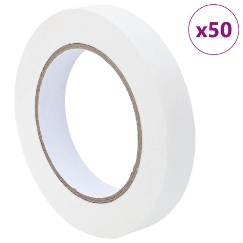 Ленти за маскиране на художници 50 pcs Бяло 19мм x 50м Хартия