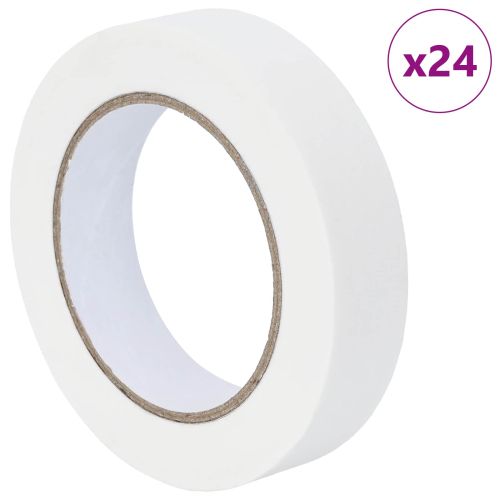 Ленти за маскиране на художници 24 pcs Бяло 25мм x 50м Хартия