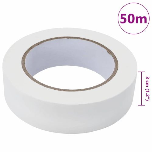 Ленти за маскиране на художници 50 pcs Бяло 30мм х 50м Хартия