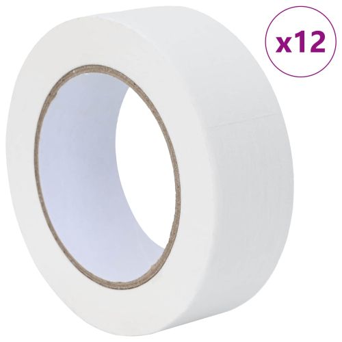 Ленти за маскиране на художници 12 pcs Бяло 38mm x 50m Хартия