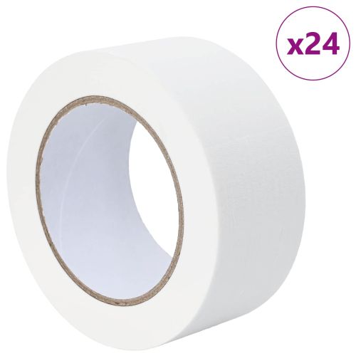 Ленти за маскиране на художници 24 pcs Бяло 50 мм x 50 м Хартия