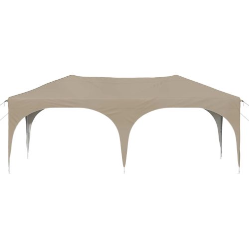 Поп-ъп парти палатка Крем 575 x 288 x 245 см Оксфордска тъкан
