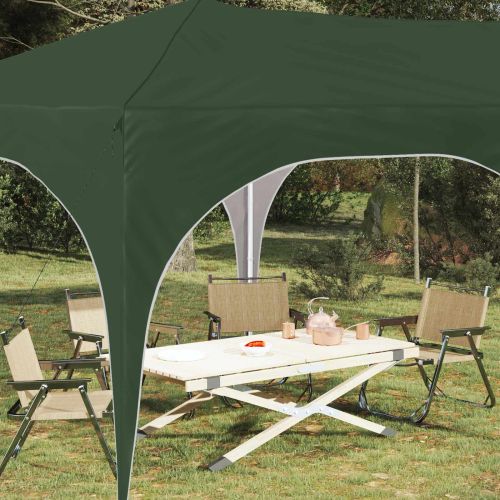 Поп-ъп парти палатка Зелен 575 x 288 x 245 см Оксфордска тъкан