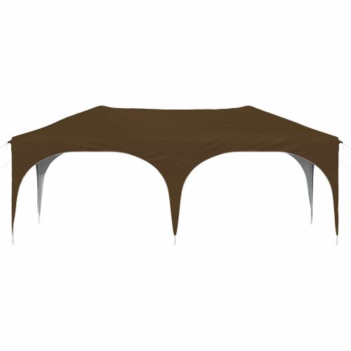 Поп-ъп парти палатка Таупе 575 x 288 x 245 см Оксфордска тъкан