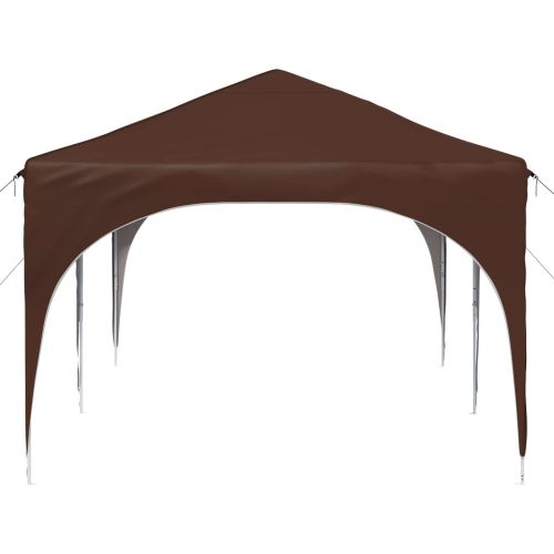 Поп-ъп парти палатка Кафяво 575 x 288 x 245 см Оксфордска тъкан
