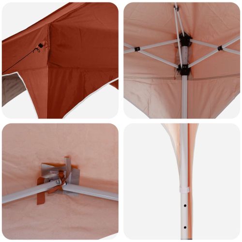 Поп-ъп парти палатка Теракота 575 x 288 x 245 см