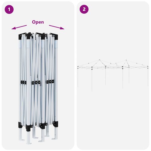 Поп-ъп парти палатка Теракота 575 x 288 x 245 см