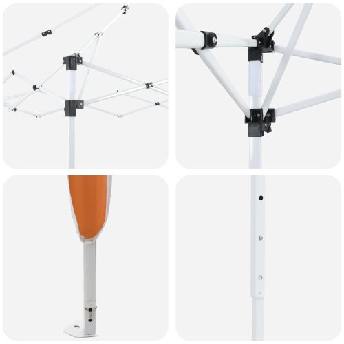 Поп-ъп парти палатка Оранжево 575 x 288 x 245 см