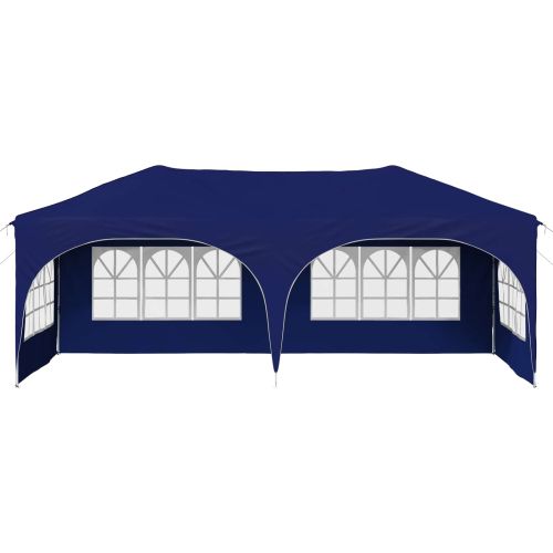 Поп-ъп парти палатка Синьо 575 x 288 x 245 см Оксфордска тъкан