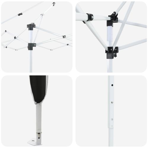 Поп-ъп парти палатка Антрацит 575 x 288 x 245 см