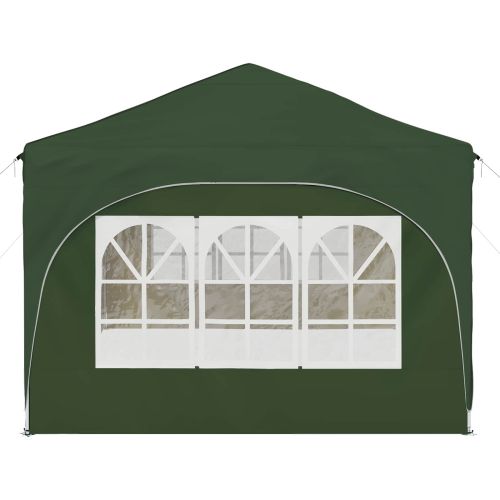 Поп-ъп парти палатка Зелен 575 x 288 x 245 см Оксфордска тъкан