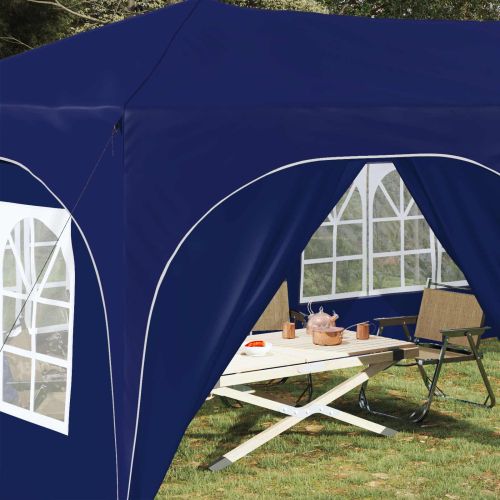 Поп-ъп парти палатка Синьо 575 x 288 x 245 см Оксфордска тъкан