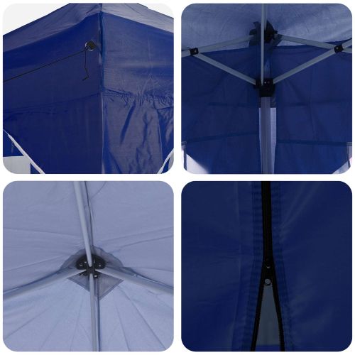 Поп-ъп парти палатка Синьо 575 x 288 x 245 см Оксфордска тъкан