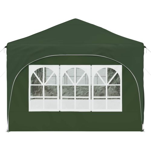 Поп-ъп парти палатка Зелен 575 x 288 x 245 см Оксфордска тъкан