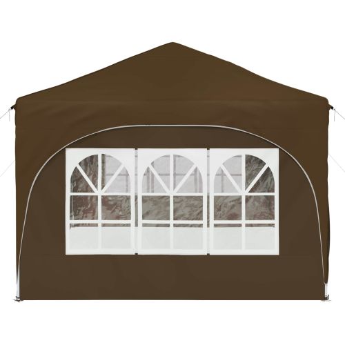 Поп-ъп парти палатка Таупе 575 x 288 x 245 см Оксфордска тъкан