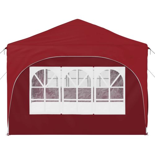 Поп-ъп парти палатка Бургундско червен 575 x 288 x 245 см