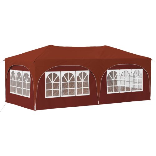 Поп-ъп парти палатка Теракота 575 x 288 x 245 см