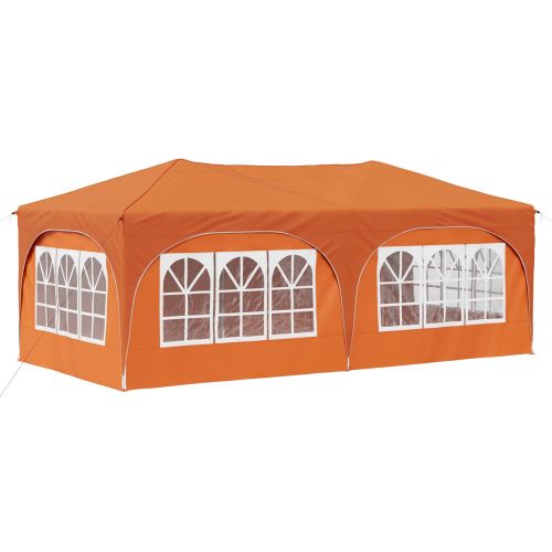 Поп-ъп парти палатка Оранжево 575 x 288 x 245 см