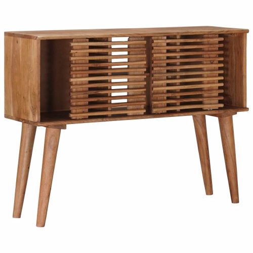 Крака маси със съхранение с врата Естествен 100 x 30 x 75 см