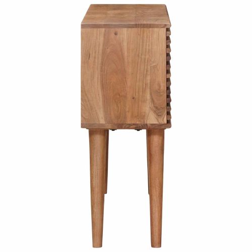 Крака маси със съхранение с врата Естествен 100 x 30 x 75 см