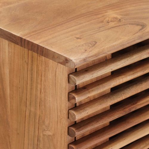 Крака маси със съхранение с врата Естествен 100 x 30 x 75 см