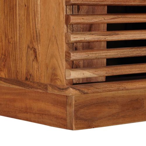 ТВ шкаф със съхранение с врата Естествен 90 x 30 x 40 cm