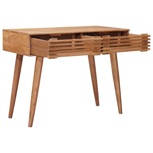 Бюро с чекмедже със съхранение Естествен 100 x 48 x 76 см