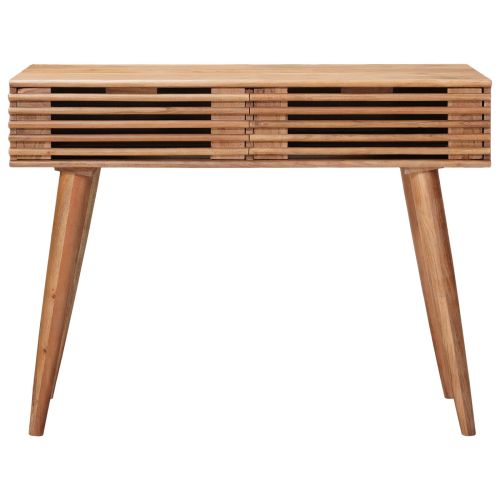 Бюро с чекмедже със съхранение Естествен 100 x 48 x 76 см