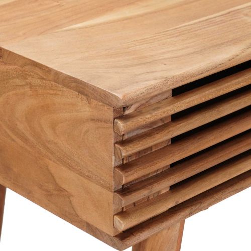 Бюро с чекмедже със съхранение Естествен 100 x 48 x 76 см