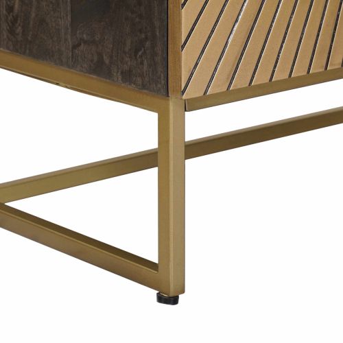 Висок шкаф Месинг 53,5 x 30 x 95 см