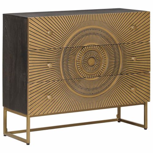 Чекмеджетен шкаф с чекмедже Месинг 75 x 30 x 65 см