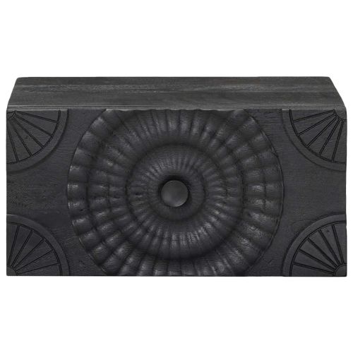 Нощен шкаф с чекмедже Черен 40 x 30 x 20 см