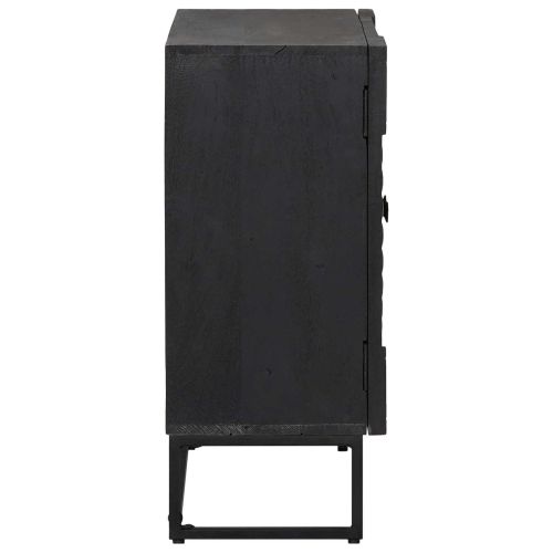 Служебен шкаф Черен 55 x 30 x 70 см