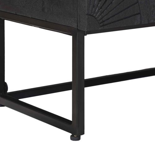 Служебен шкаф Черен 105 x 30 x 68 см