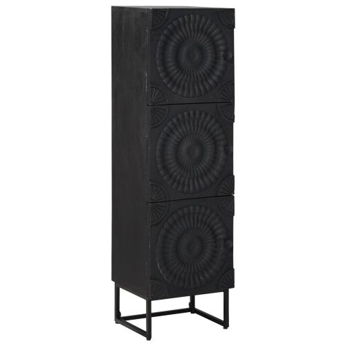 Висок шкаф Черен 35 x 30 x 120 cm