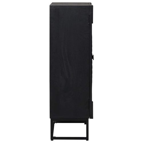 Висок шкаф Черен 55 x 30 x 95 см