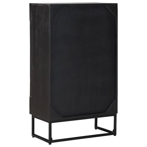 Висок шкаф Черен 55 x 30 x 95 см