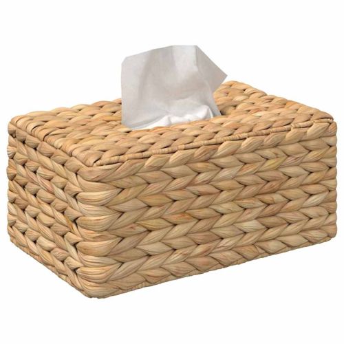 Покрития за кутии за салфетки 2 pcs Воден хиацинт Естествен