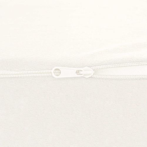 Възглавничка за крака Едноцветен Бяло 68 x 25 x 21,5 см PU пяна