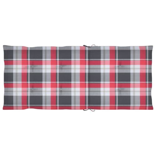 Градински накланящи се столове 3 бр с възглавници акация масив