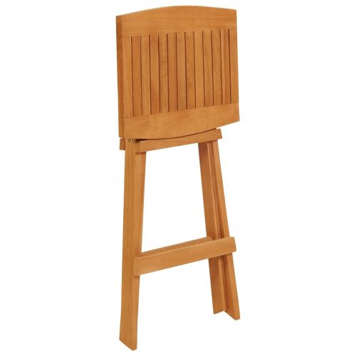 Сгъваем бар комплект от 5 части тиково дърво масив