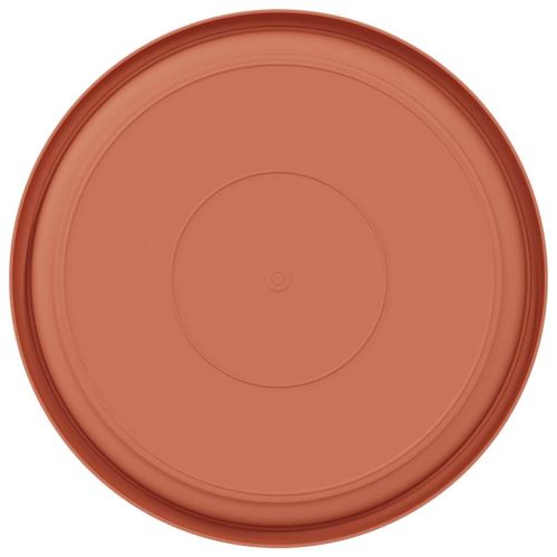 Кръгъл поднос за цветя 6 pcs Червено тухла Ø 27 x 2,5 см