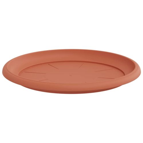 Кръгъл поднос за цветя 6 pcs Червено тухла Ø 27 x 2,5 см