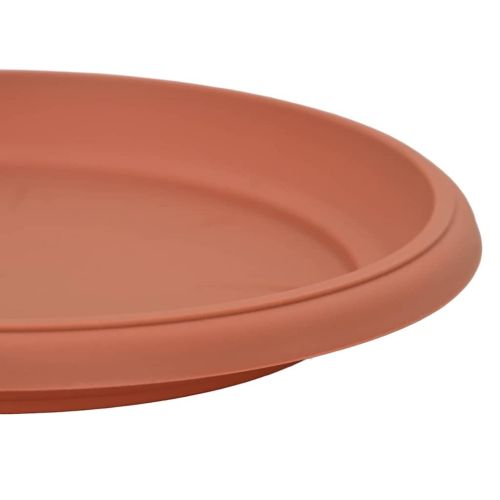 Кръгъл поднос за цветя 24 pcs Червено тухла Ø 21,5 x 2,5 см