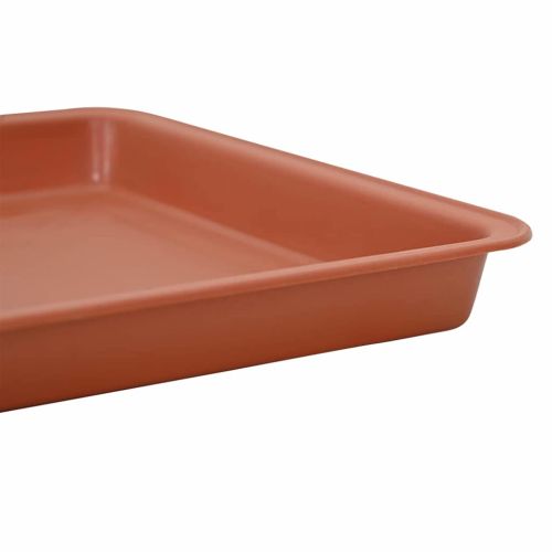Квадратен цветен поднос 6 pcs Червено тухла 18 x 18 x 2 см