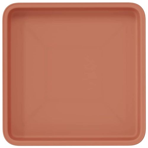Квадратен цветен поднос 24 pcs Червено тухла 18 x 18 x 2 см